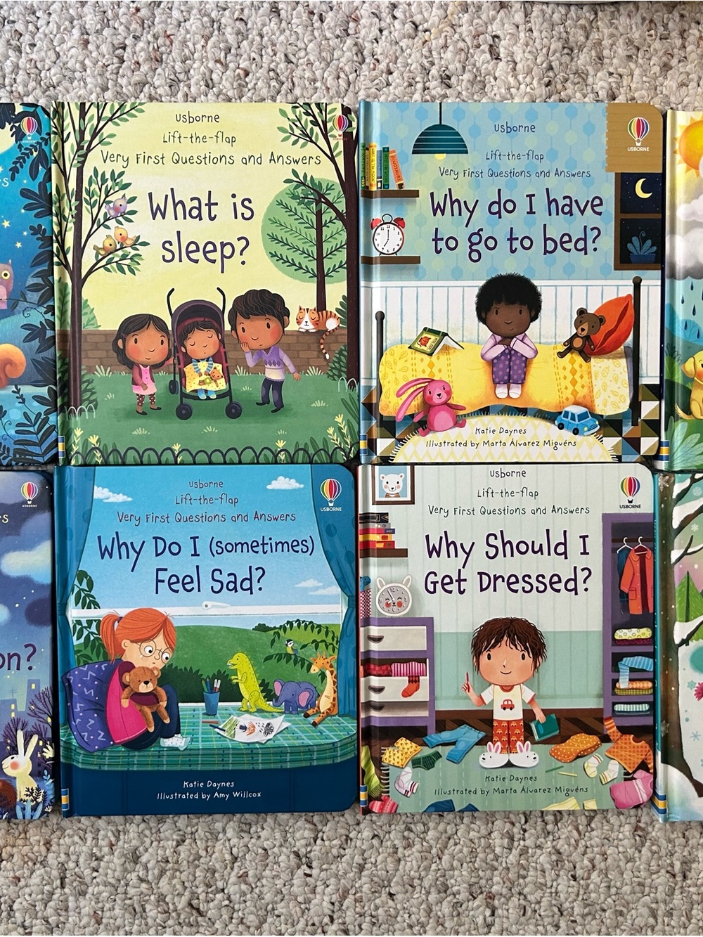 Usborne/PaperPie Very First Questions and Answers lift-the-flap set of 8 books